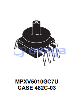MPXV5010GC7U  pin out